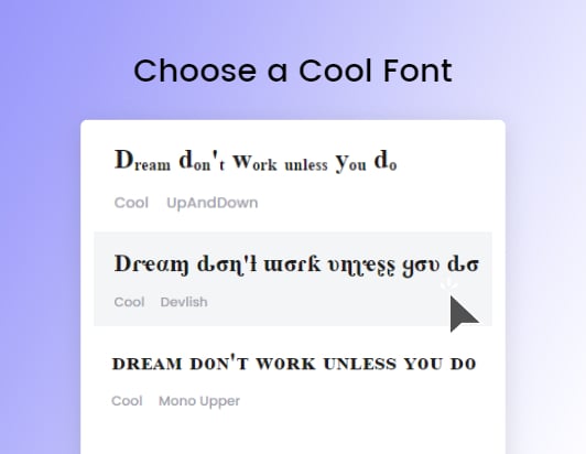 Cool Font Generator Copy And Paste Cool Fonts Fotor