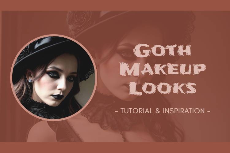 Go For a Soft Goth Makeup Look With a Dark But Lightly Shaded Tone