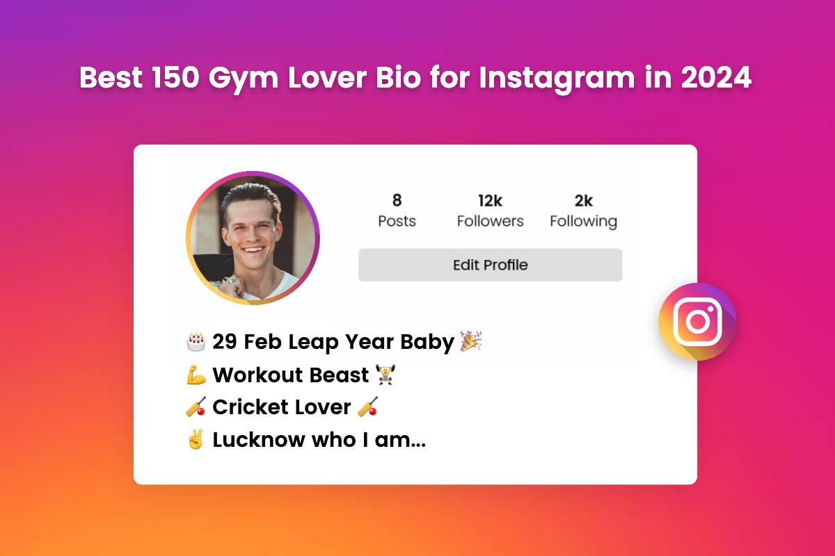 150 Best u0026 Stylish Gym Lover Bio for Instagram in 2024