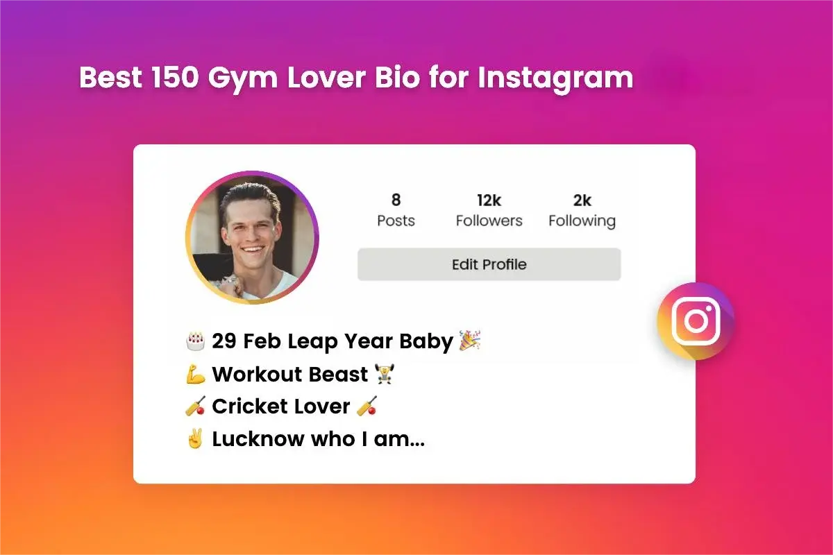Gym Lover Bio for Instagram