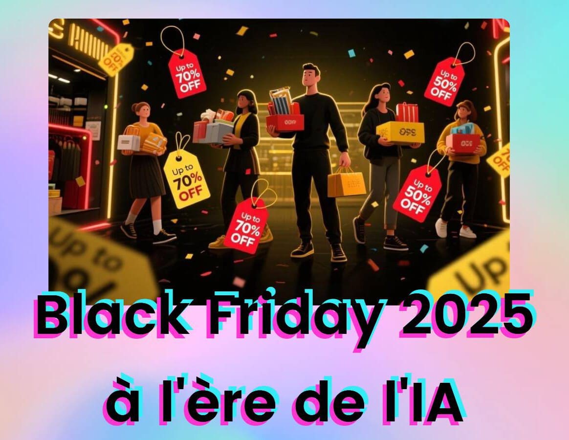 Image bannière du blog pour présenter les avantages de l IA pour le Black Friday