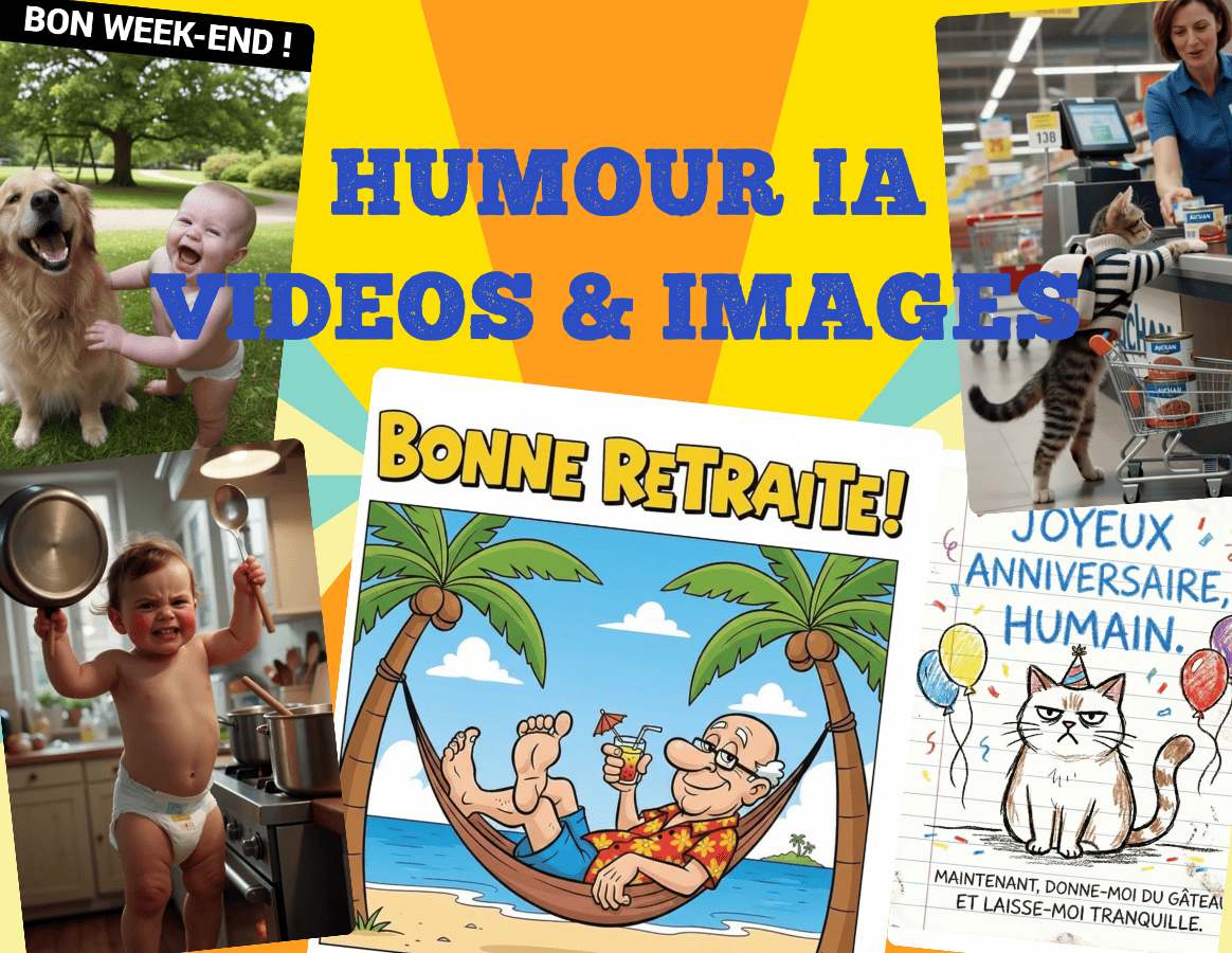 Image bannière du blog tendance humour IA