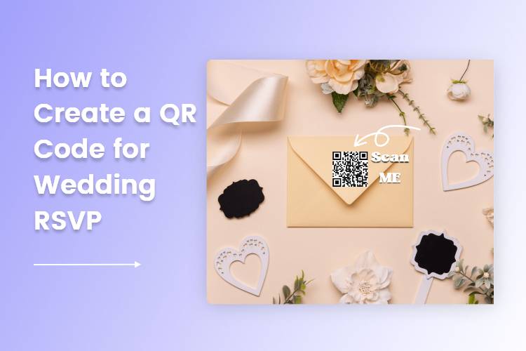 QR Code Wedding Website Card RSVP Online Cards Wedding 