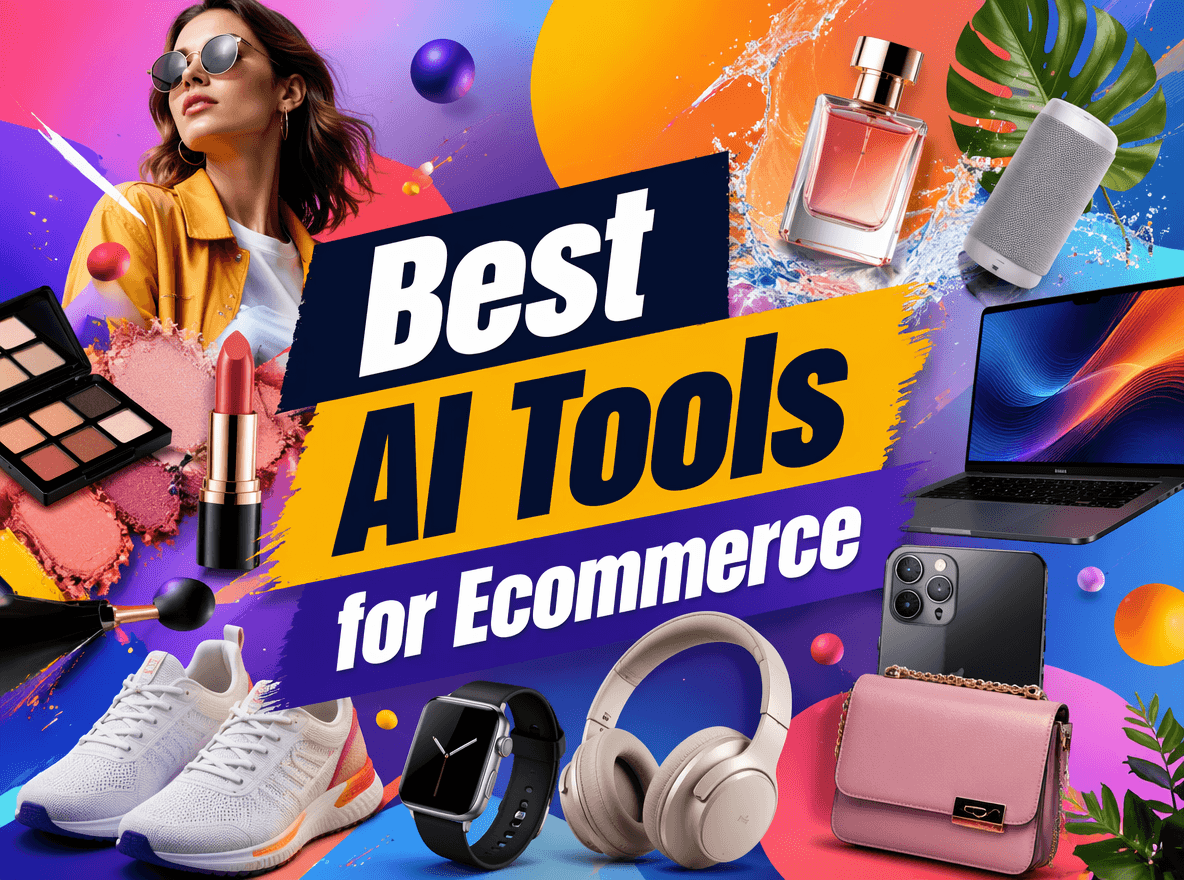 A fotor blog header image about best ai tools for e-commerce