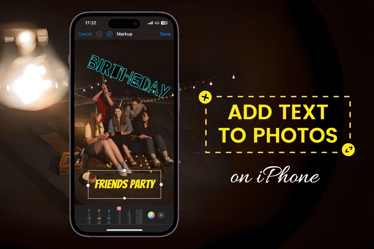 how to add text to photo on iphone 11