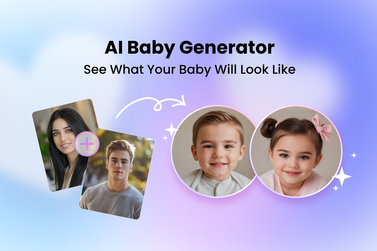 Ai baby generator creates a baby girl and a baby boy 2