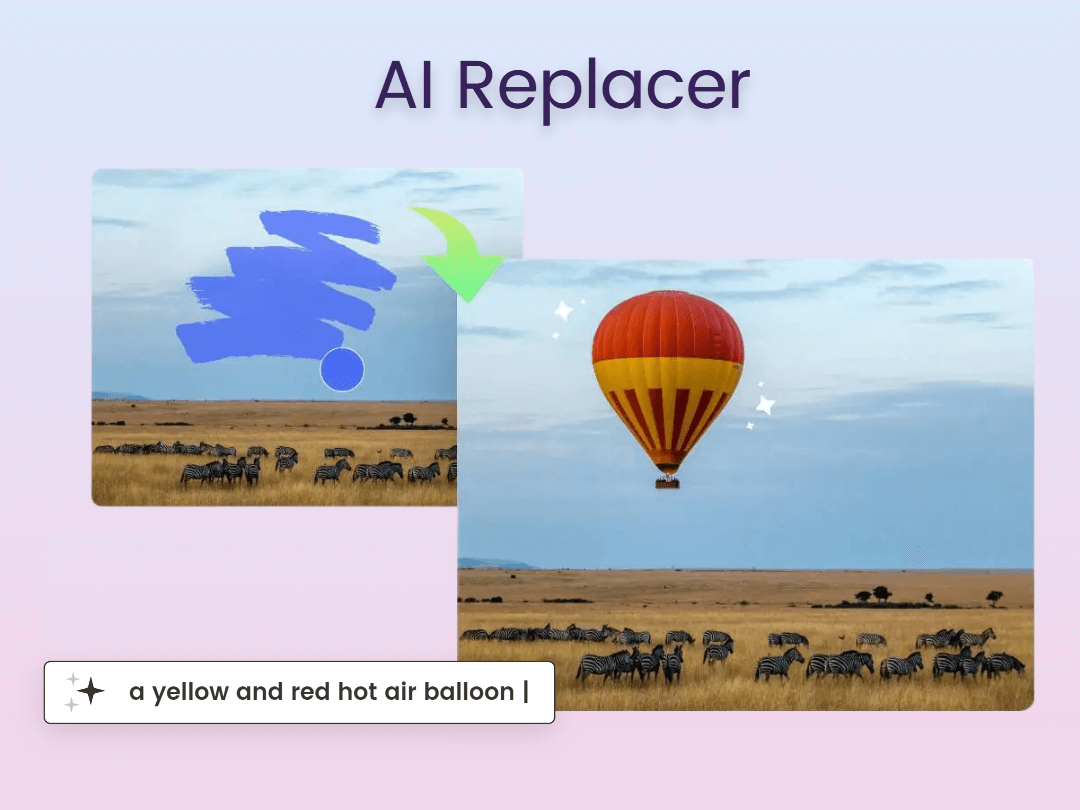 Ai replacer new in fotor
