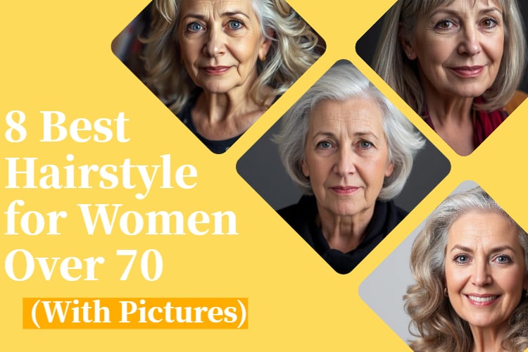Banner for 8 best hairstyles for women over 70