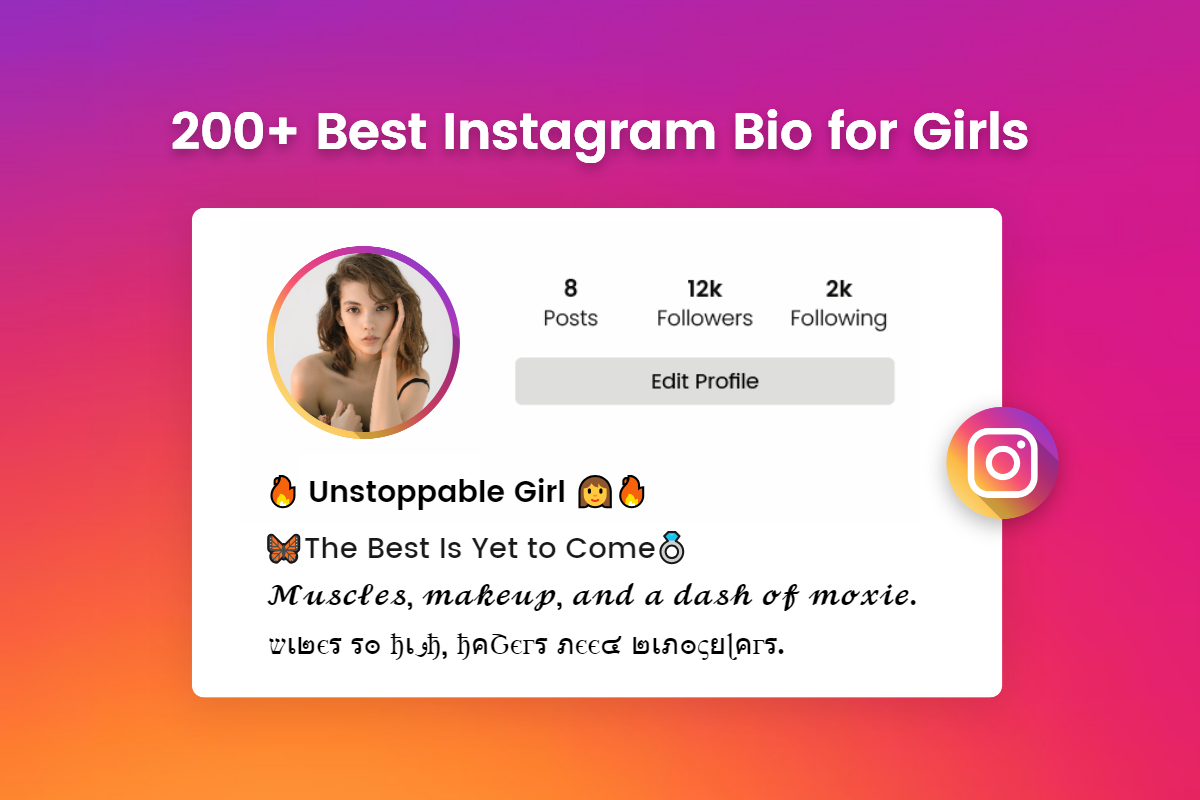 200 Best Instagram Bio For Girls Attitude Cute Cool And Stylish 