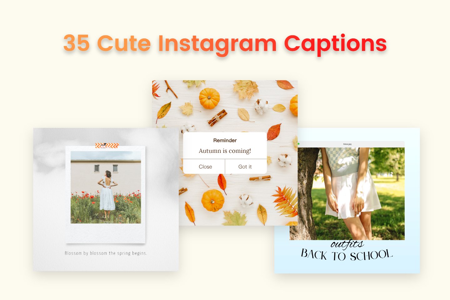 8 Favorite Captions & Post ideas after taking an Instagram break