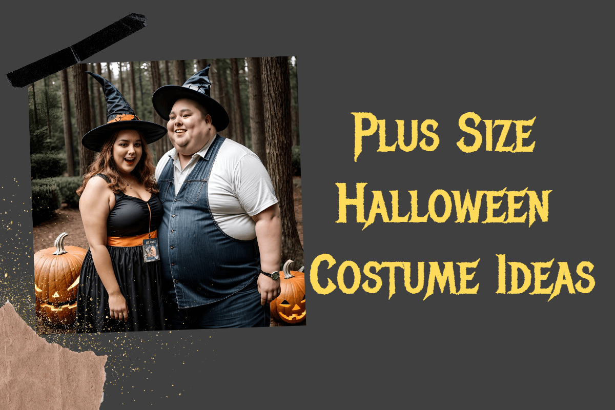 design plus size halloween costume for man and woman