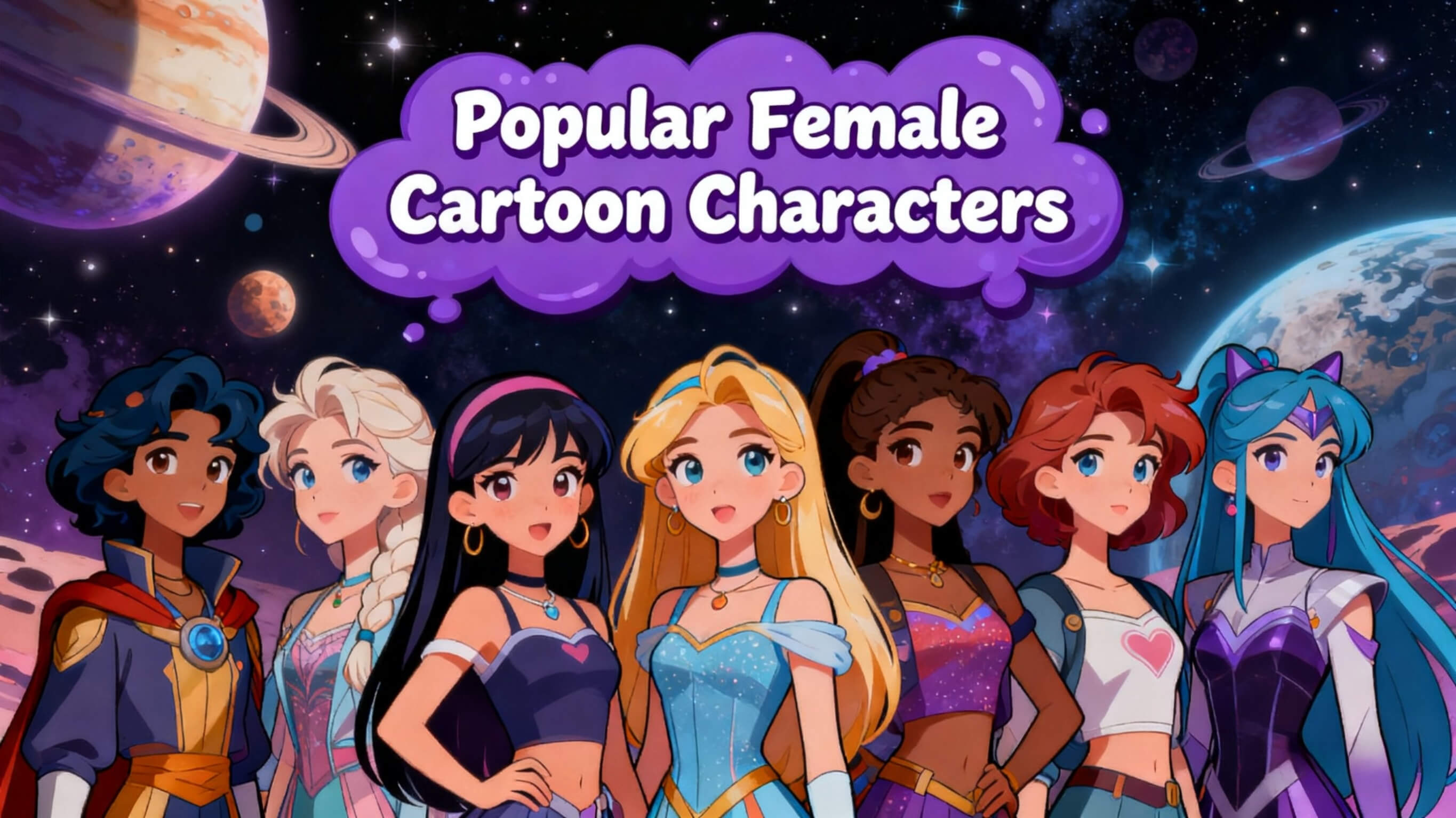Female cartoon characters