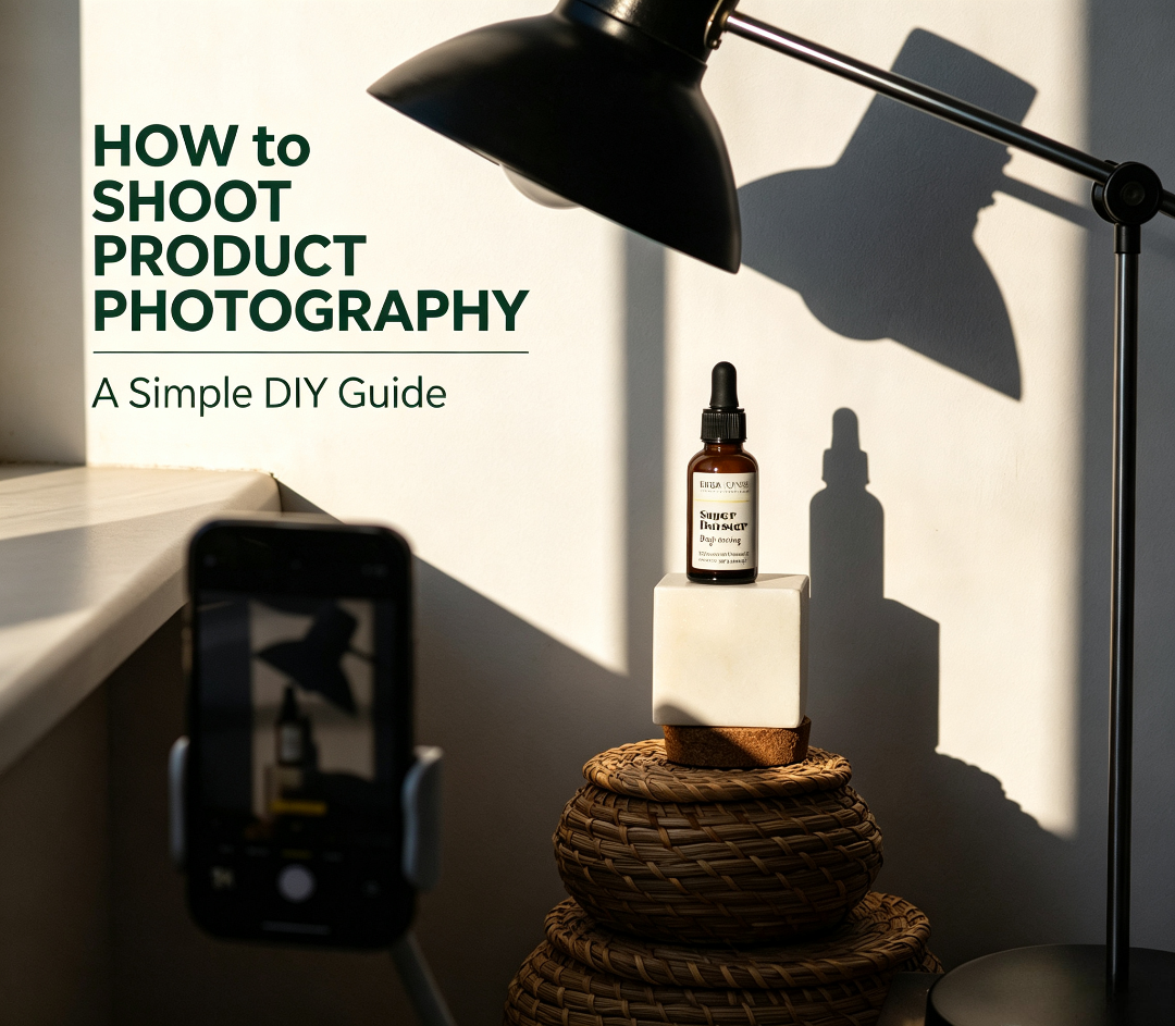 Fotor how to shoot product photography at home