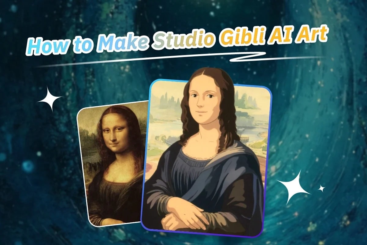 Feature image for fotor blog on how to make studio ghibli ai art