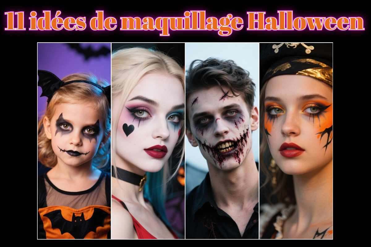 11 idées de maquillage Halloween pour faire sensation | Fotor, image size:1200x800