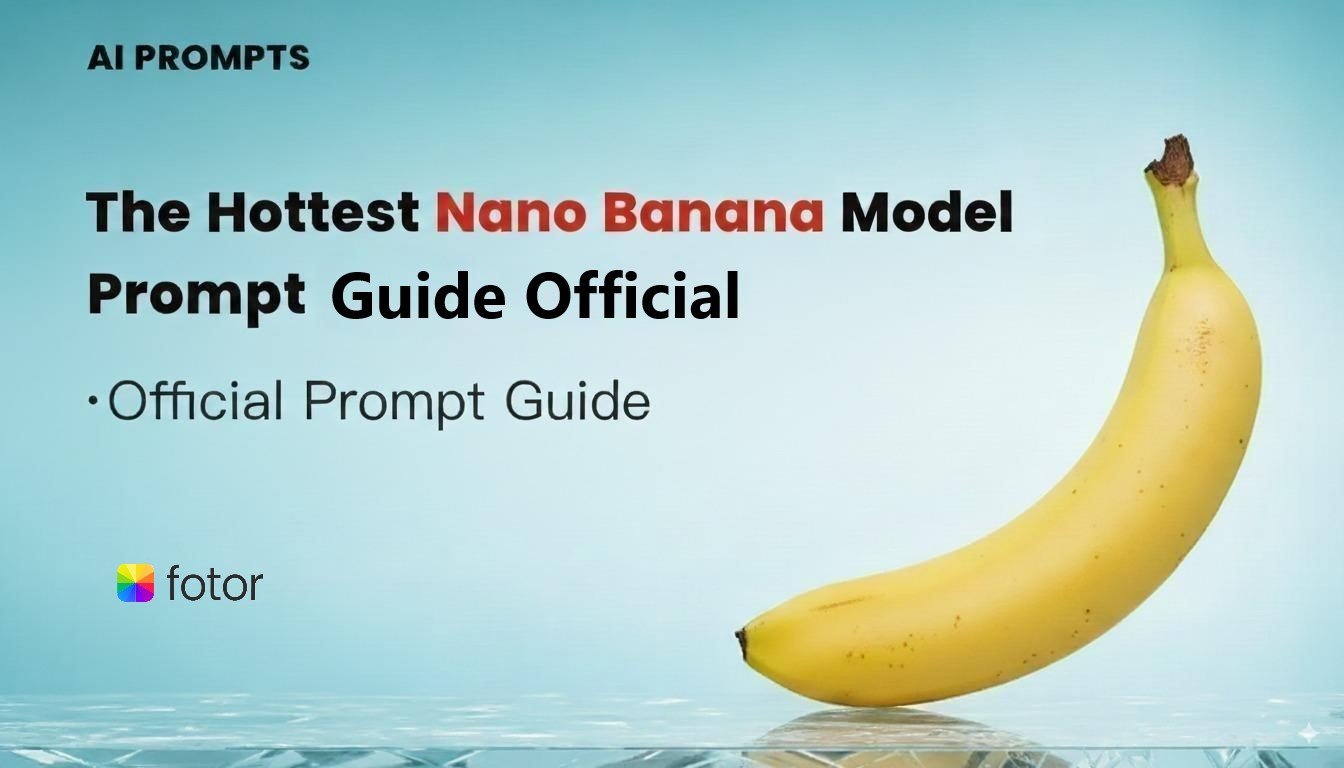 Nano Banana 模型提示詞指南圖片