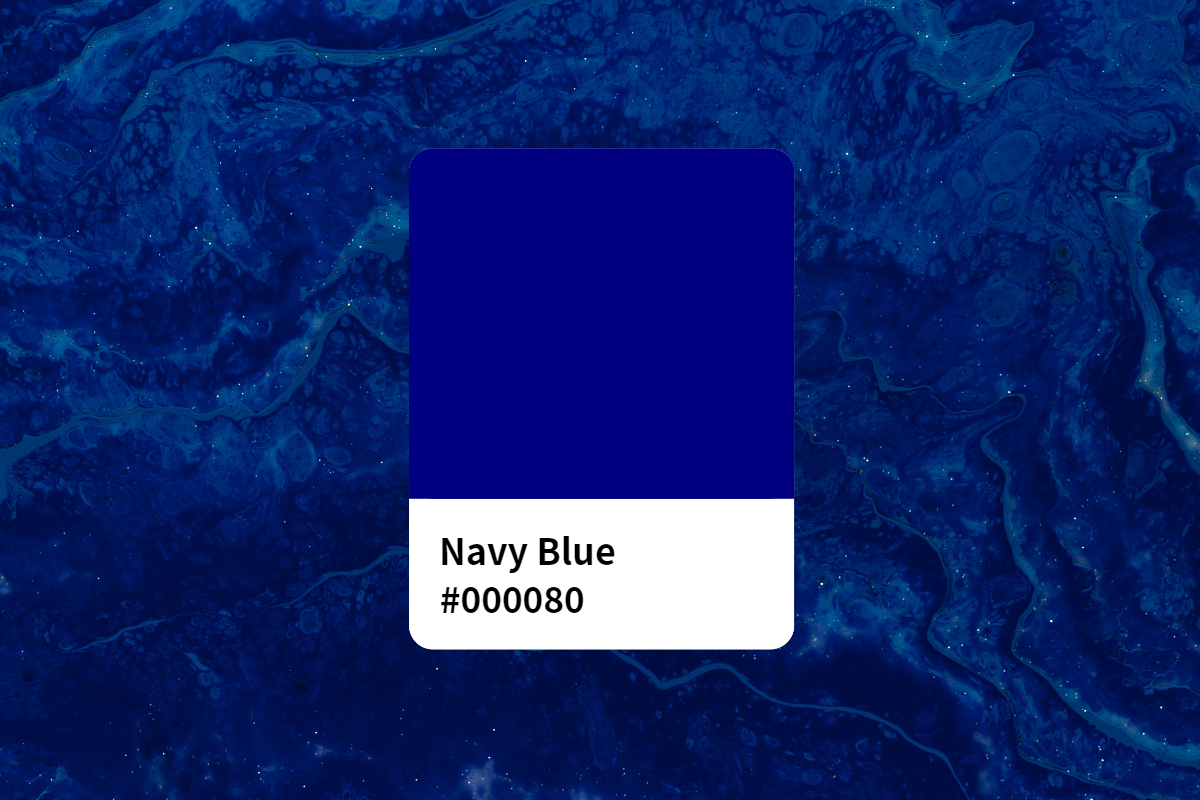 Navy Blue Color Meaning, Symbolism, Codes and Palettes That You ...