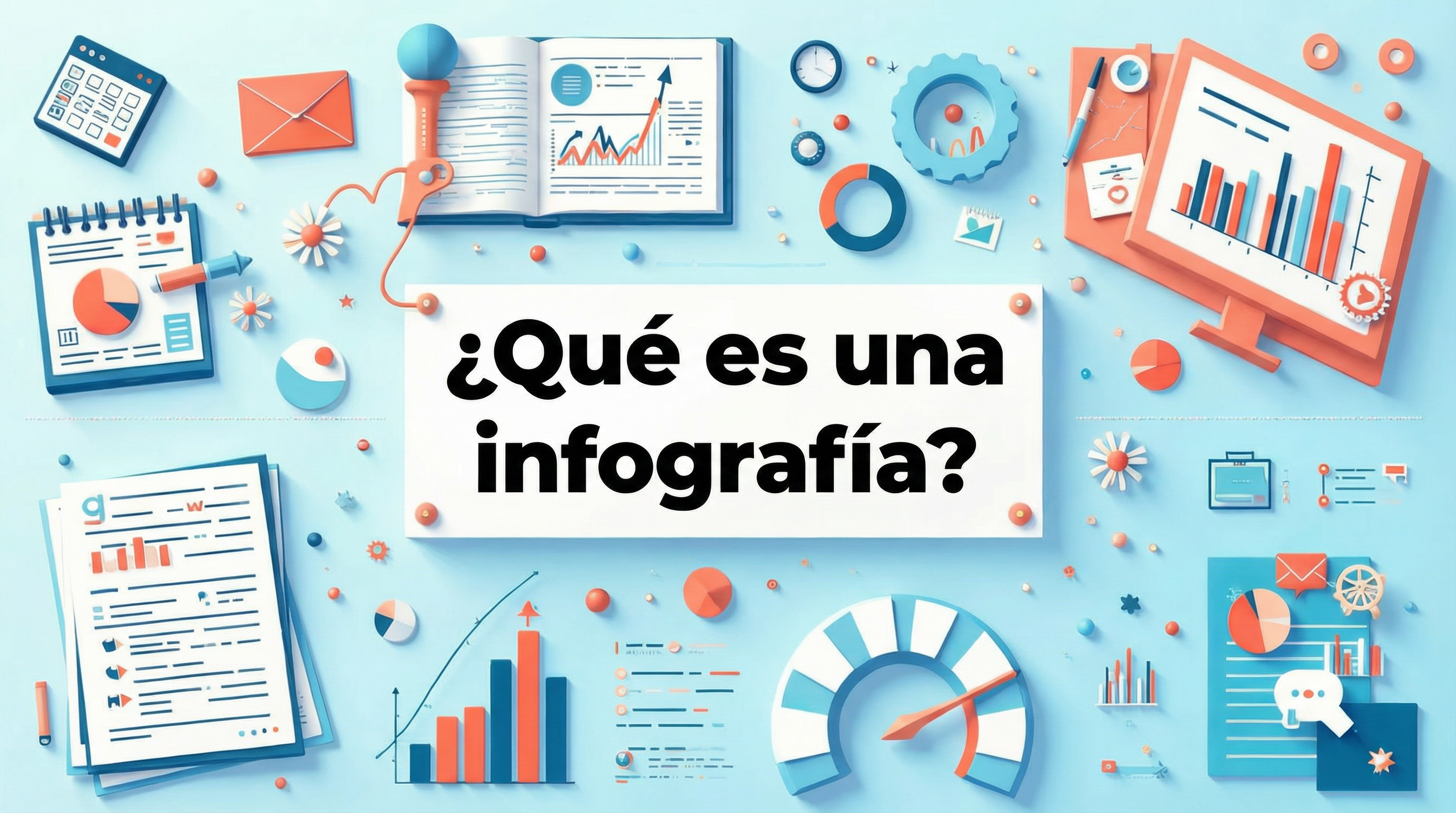 Portada del blog sobre qué es una infografía