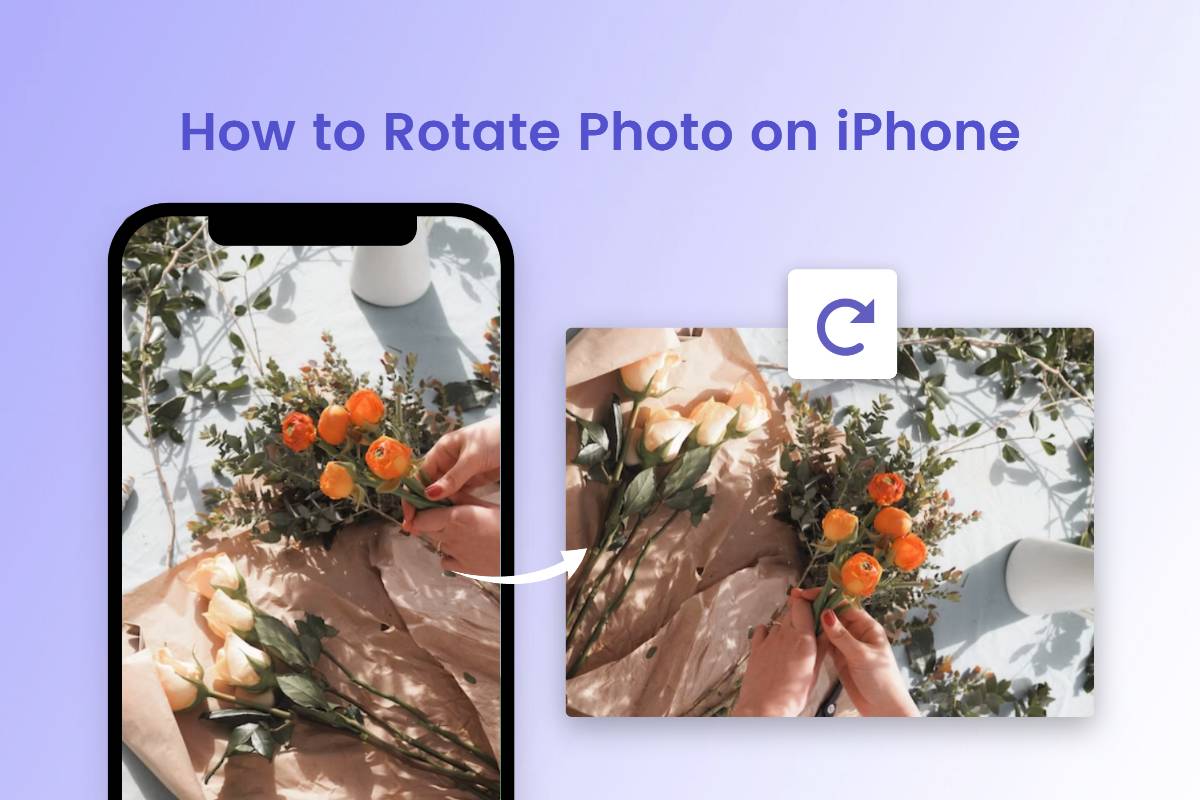 How to Rotate Photo on iPhone & iPad: Overall Guides (2024)  Fotor