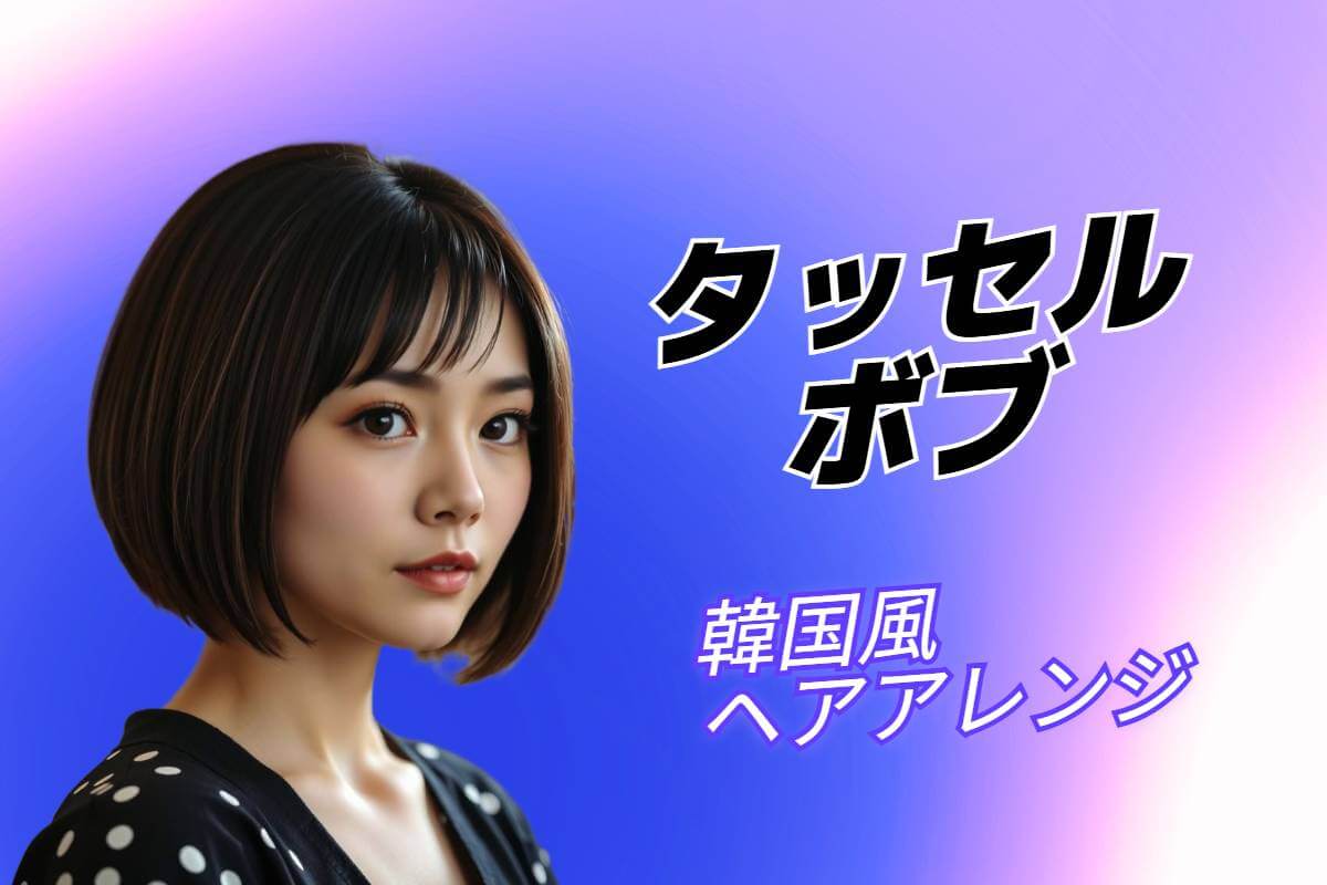 タッセルボブが似合うか診断髪型シミュレーション
