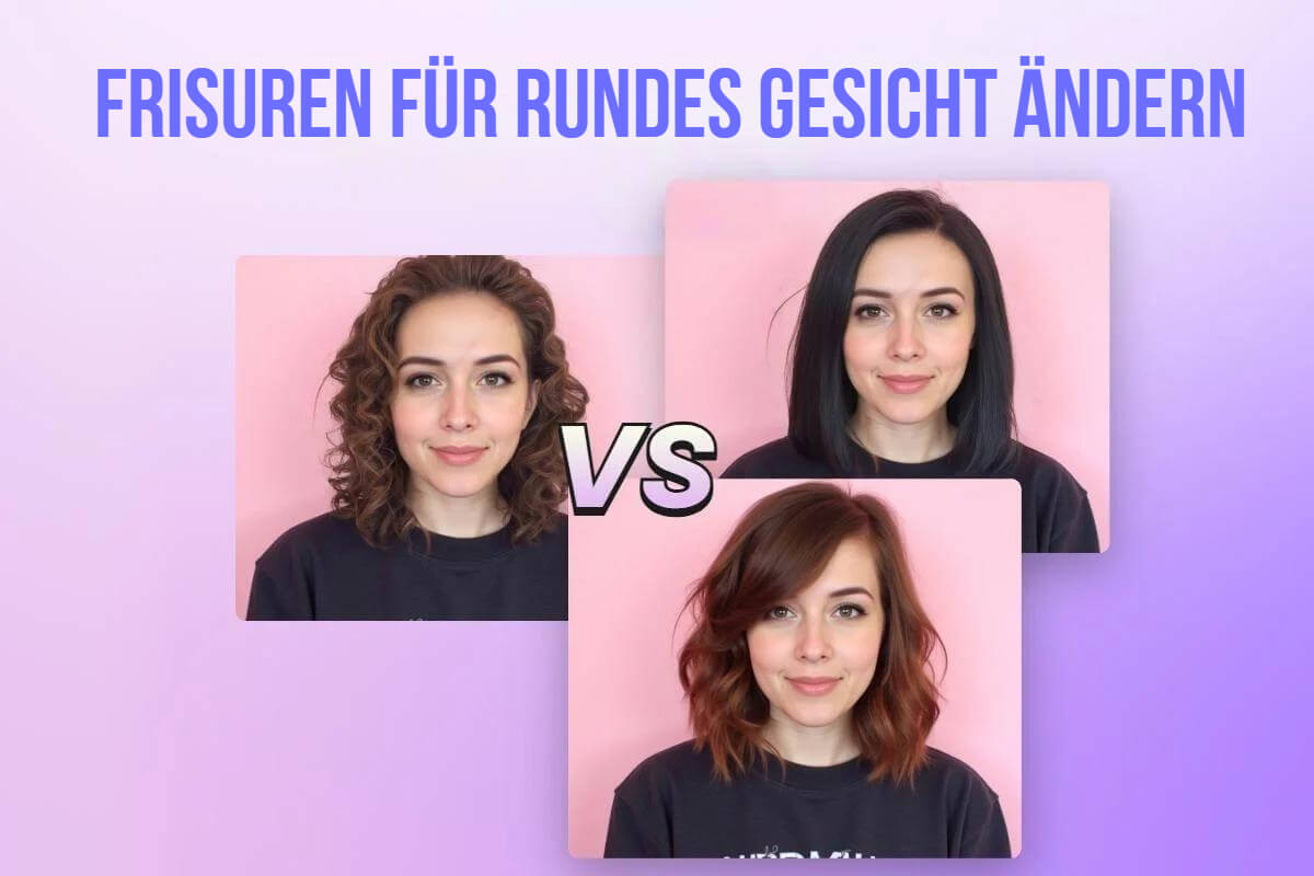 12 Frisuren fuer rundes Gesicht um schlanker auszusehen