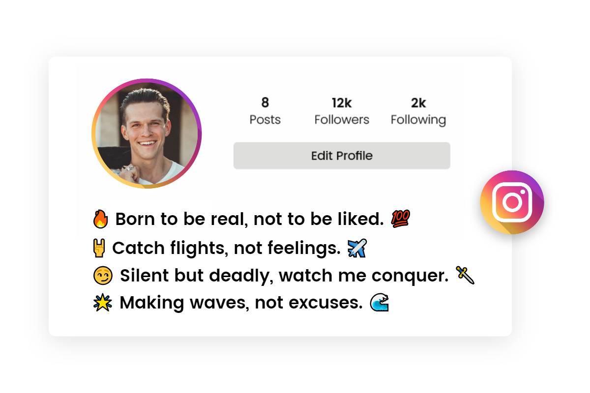 100 Best 2 Line Bio For Instagram For Boy Attitude Stylish And Cool 