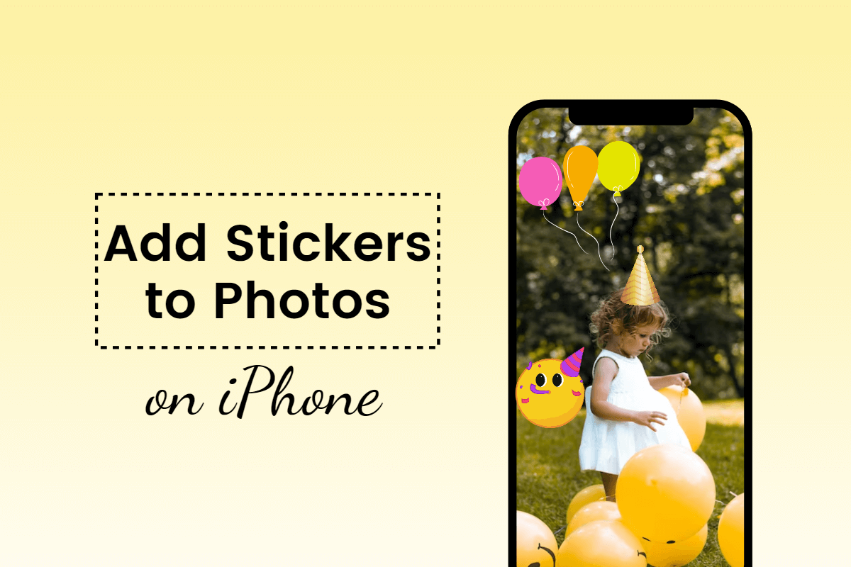 6 ways to add stickers to photos on iPhone