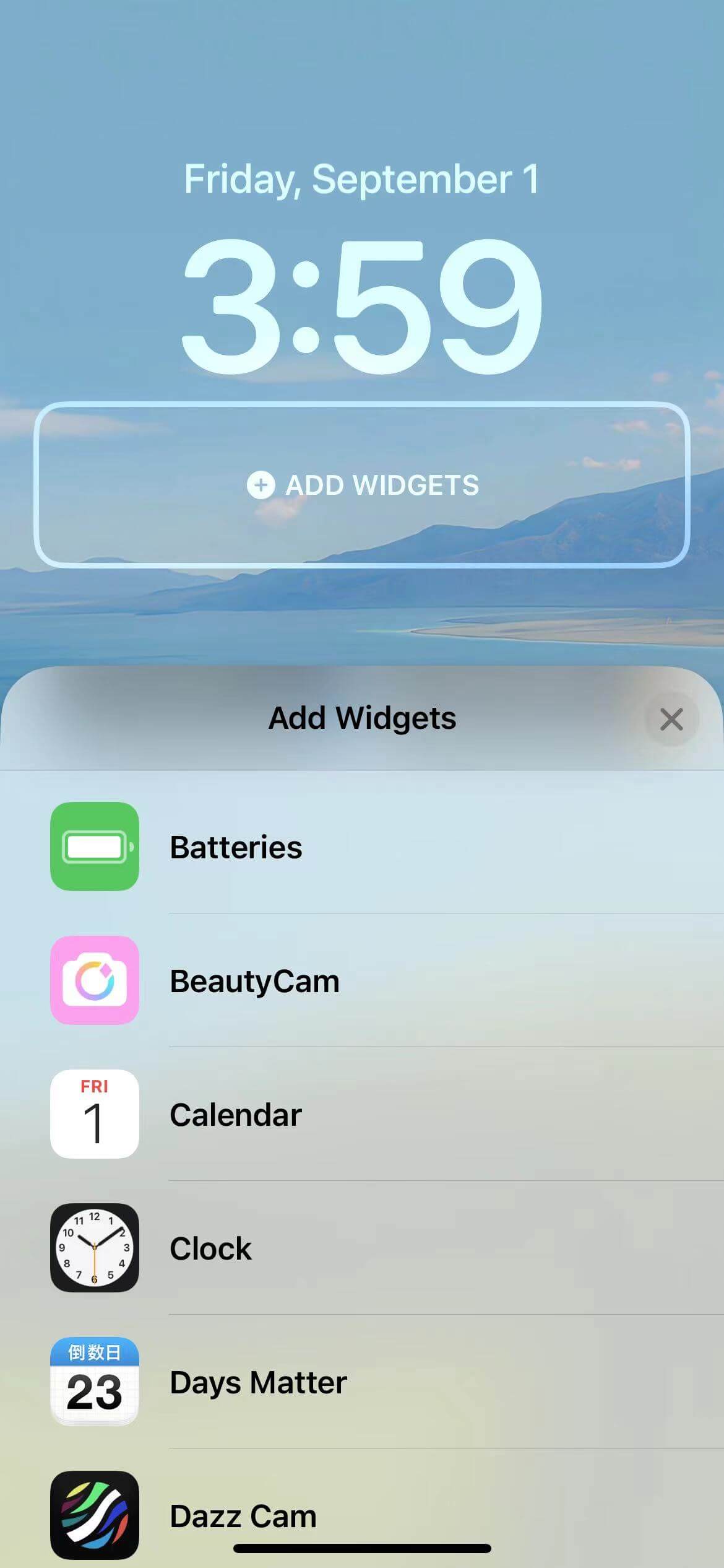 Add custom widgets on iPhone lock screen
