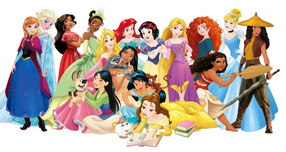All Disney princesses