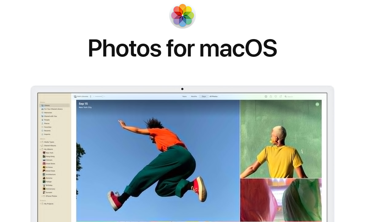 apple photo webpage