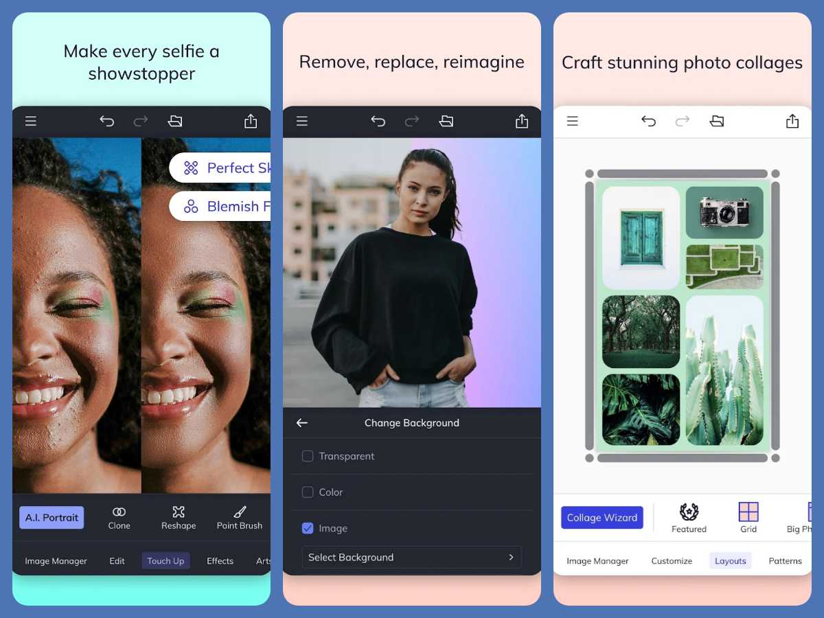 Application retouche photo gratuite de BeFunky