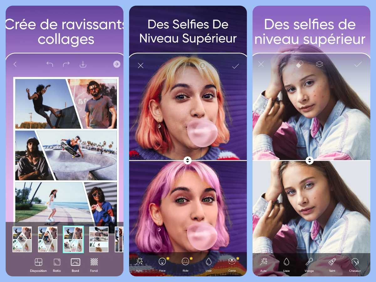Application retouche photo gratuite de PicsArt