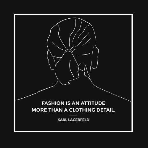 Black Fashion Quote By Karl Lagerfeld