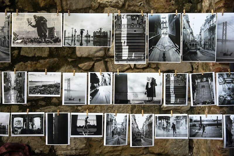 Black and white photo collage ideas