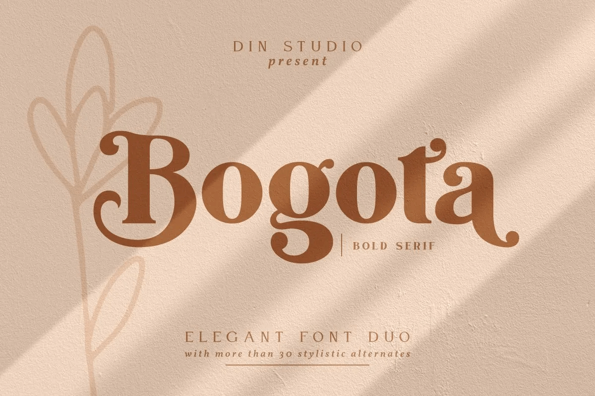 Bogota Bold Elegant Serif Font