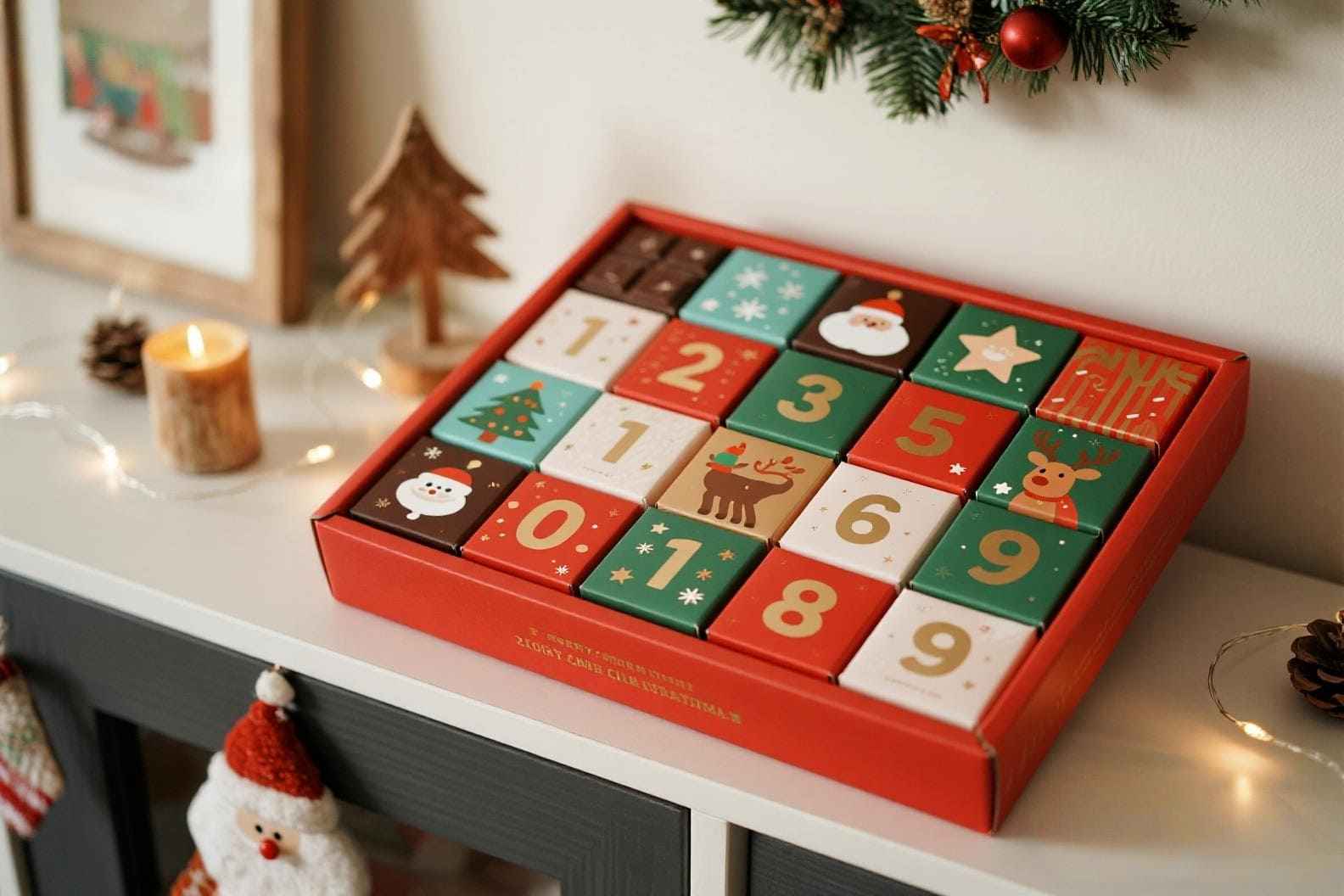 Calendrier de l'Avent décoratif