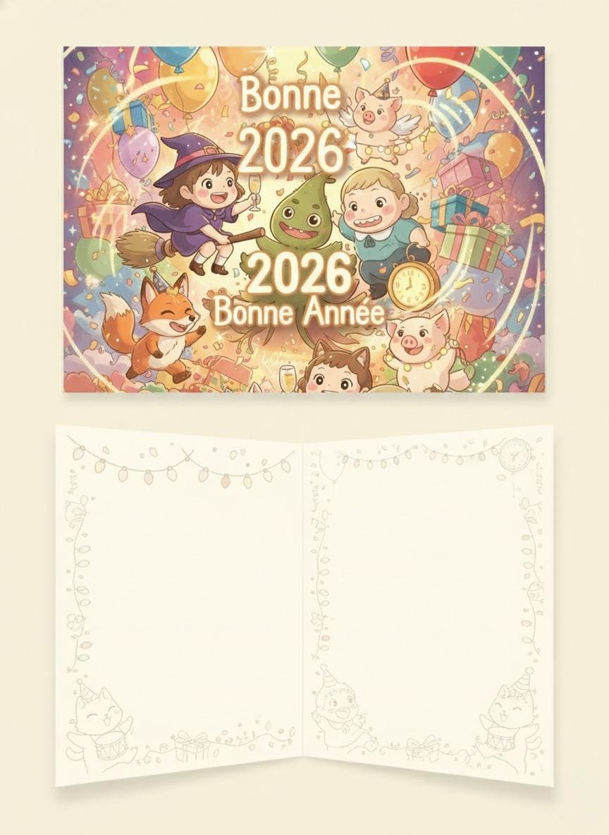 Carte bonne année