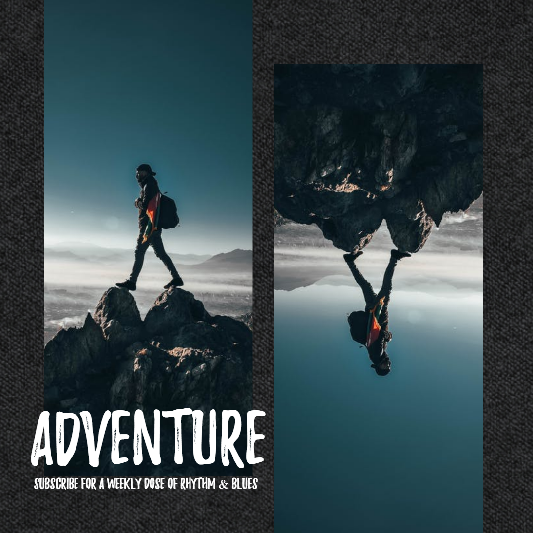 adventure and trip in mountains collage