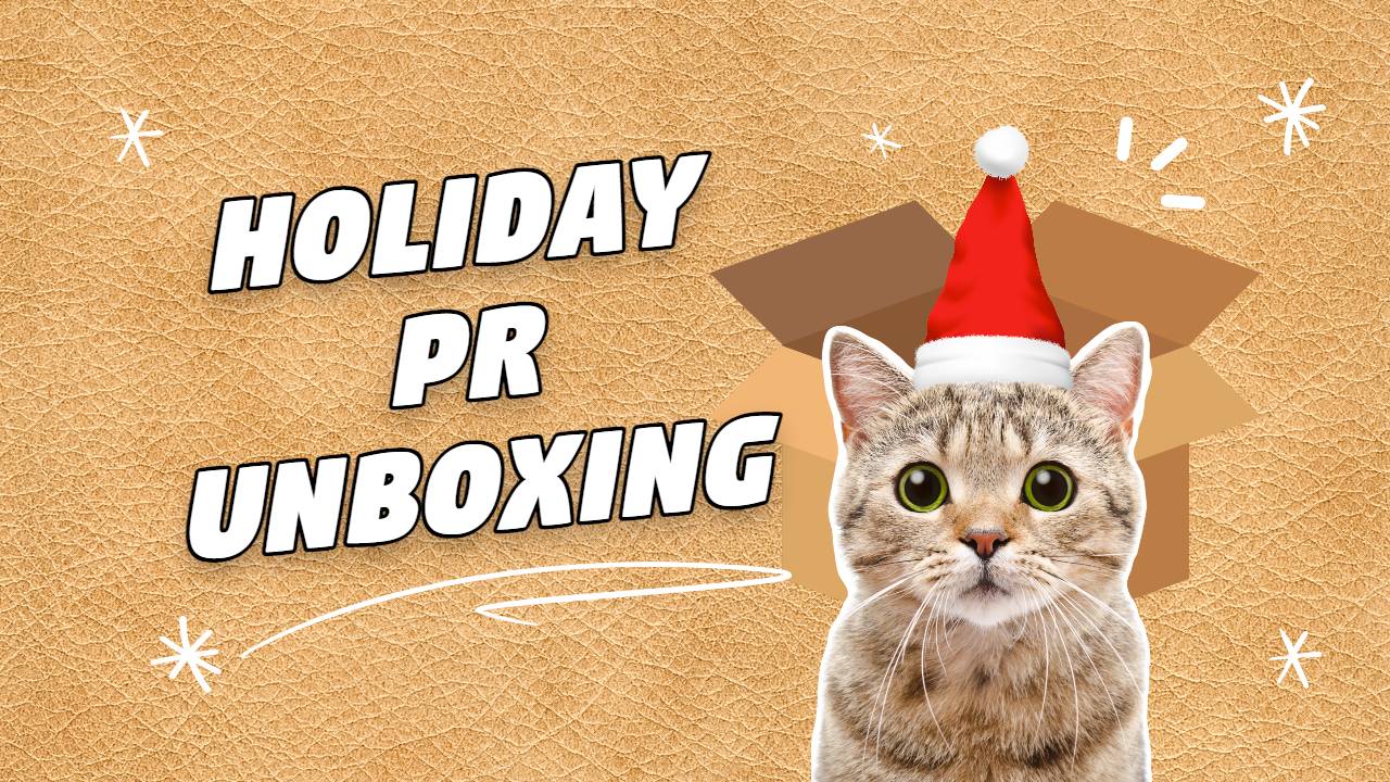youtube thumbnail for christmas unboxing video