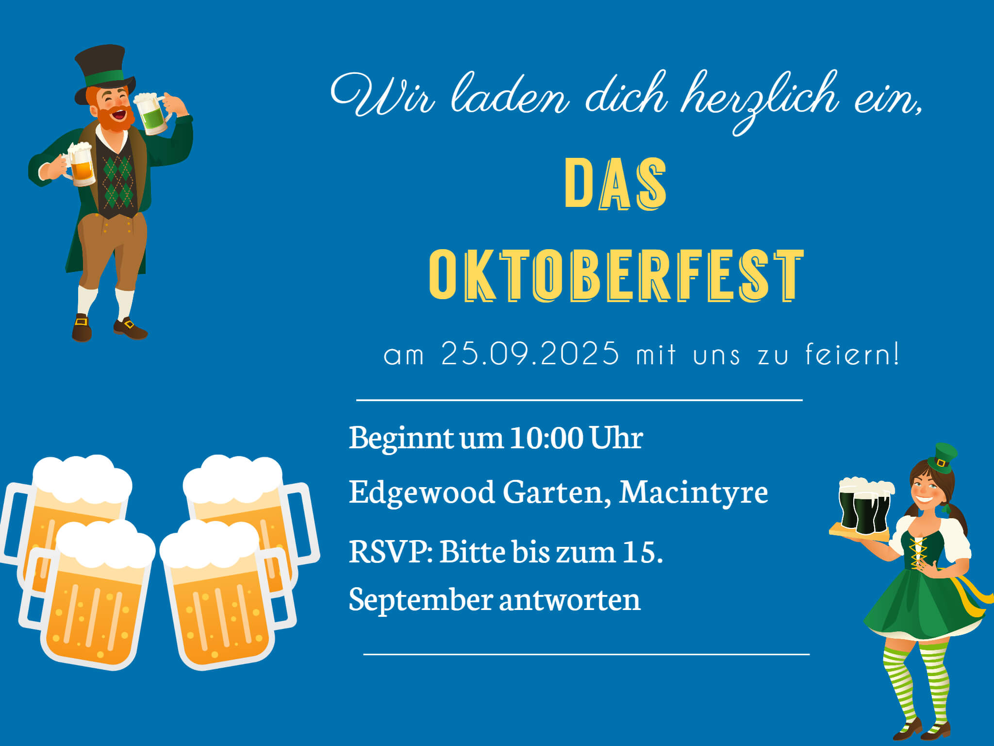 Eine Einladung zum Oktoberfest mit Fotor erstellen