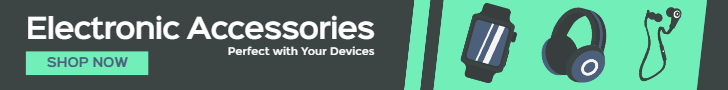 Electronics Accessories Banner Ads
