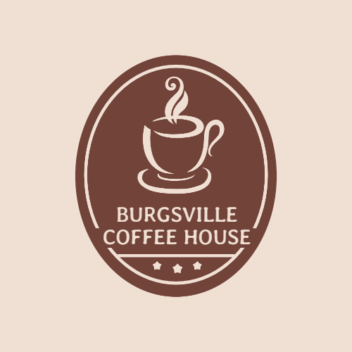 Elegant brown cafe logo