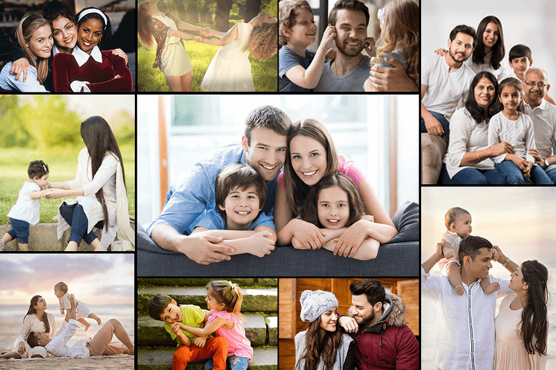 Family Photo Collage Ideas 