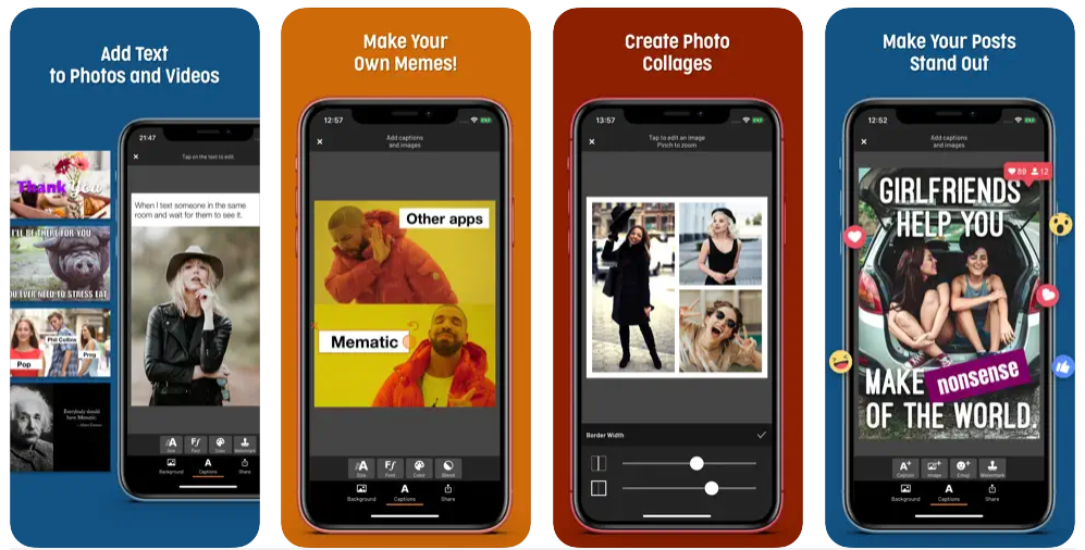 Features of the Mematic app