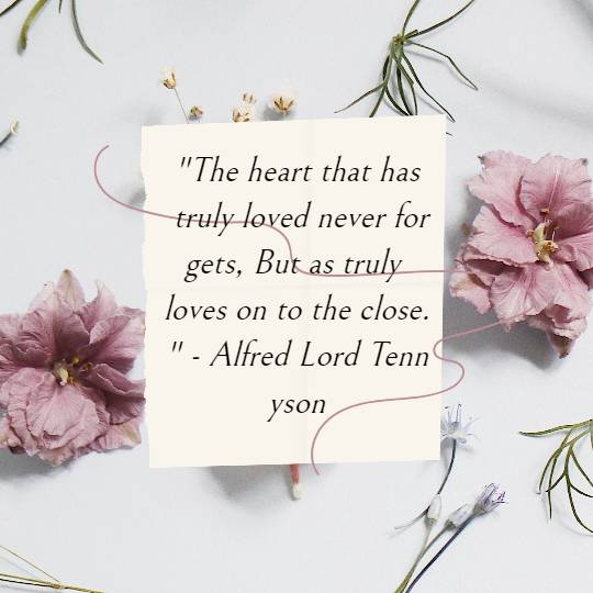 Floral Illustration Valentine's Day Love Quote