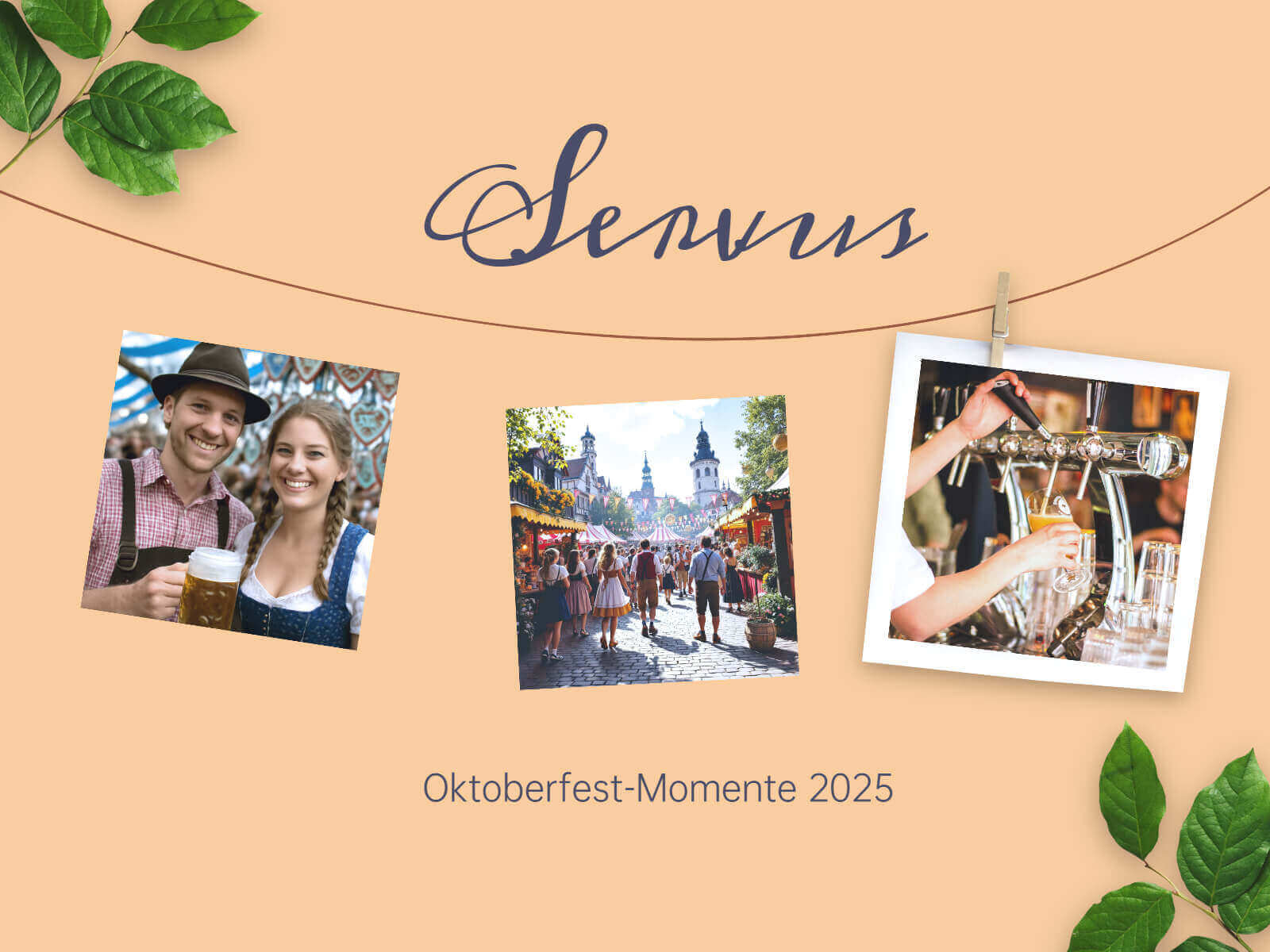 Fotocollage erstellen im Thema Oktoberfest