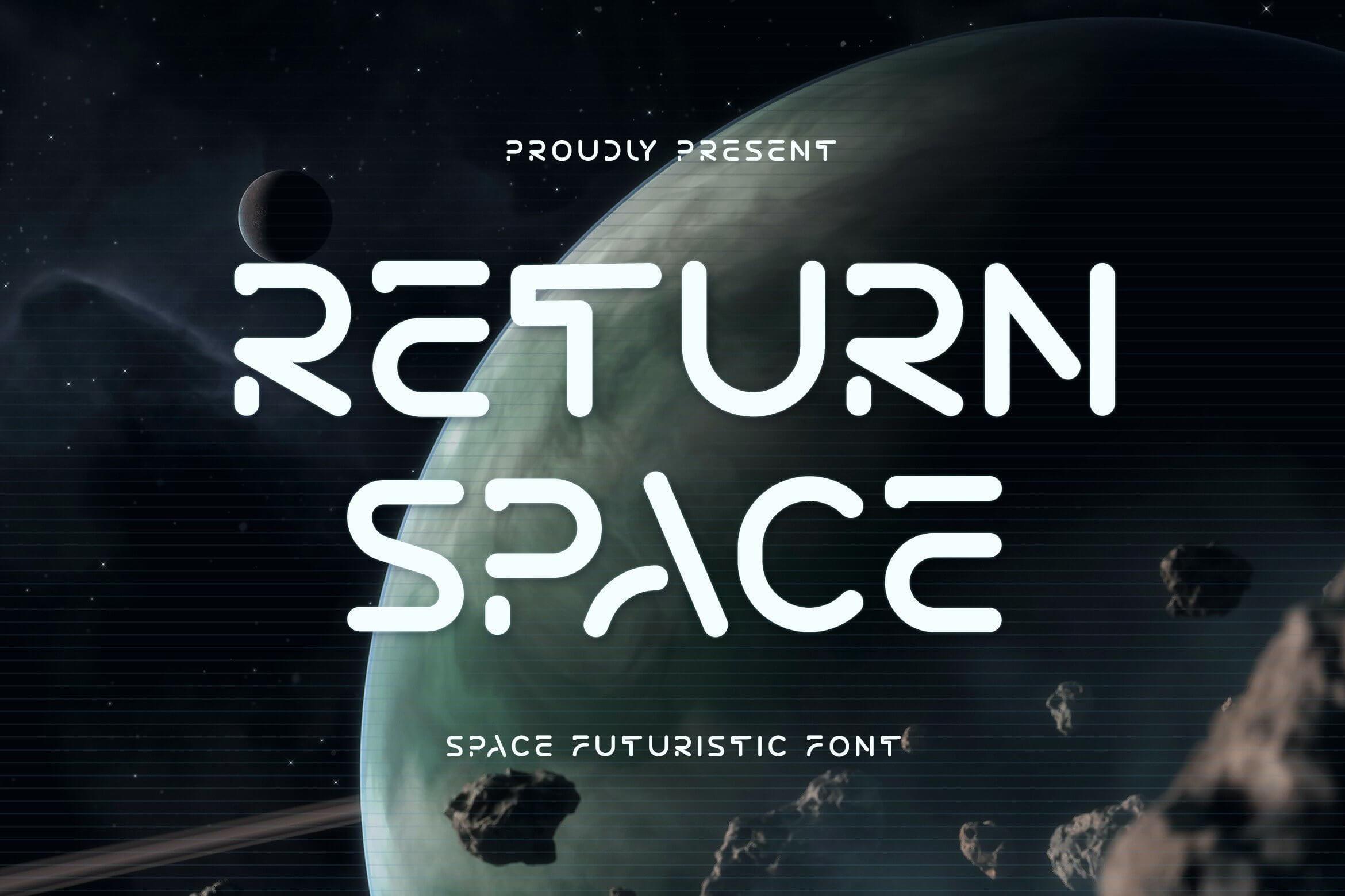 Futuristic and Techno-inspired Font