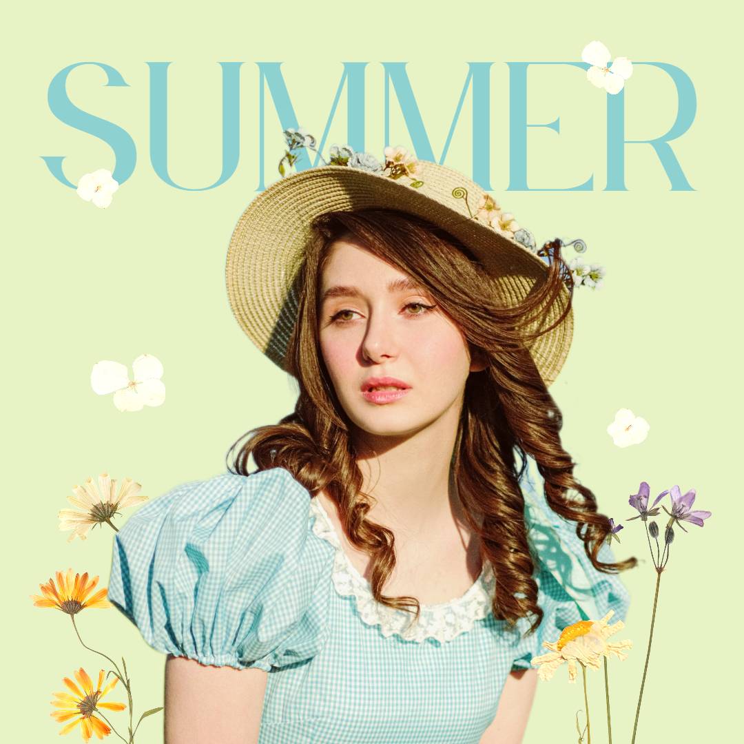 Green Summer Magazine Cover Instagram Posts Template from Fotor