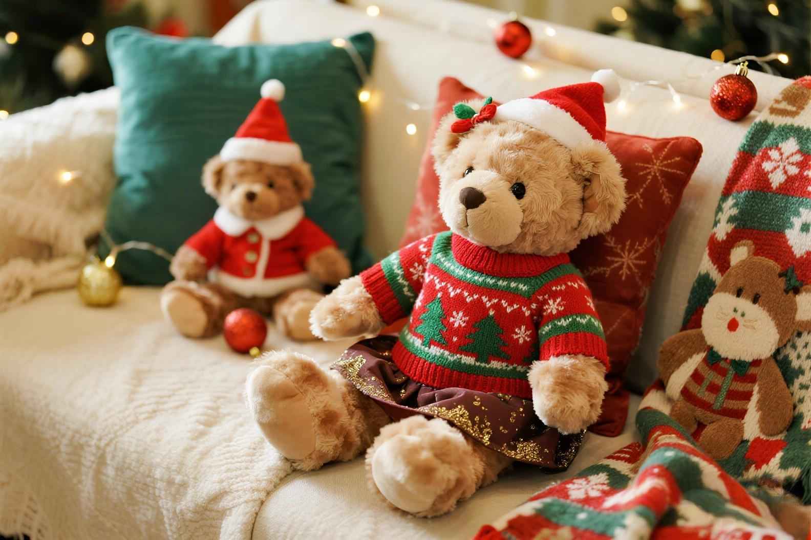 Habiller vos poupées avec des vêtements de Noël