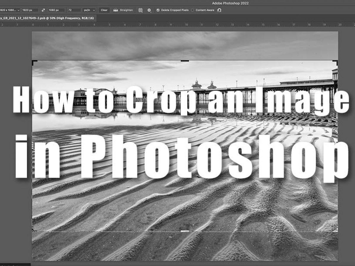 how to crop image in photoshop